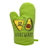 Guacward Oven Mitt Funny Awkward Avocado Butt Silly Chips and Guac Kitchen Pot Holders