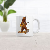 Guitar Bear Mug Funny Sarcastic Rock And Roll Graphic Coffee Cup-11oz