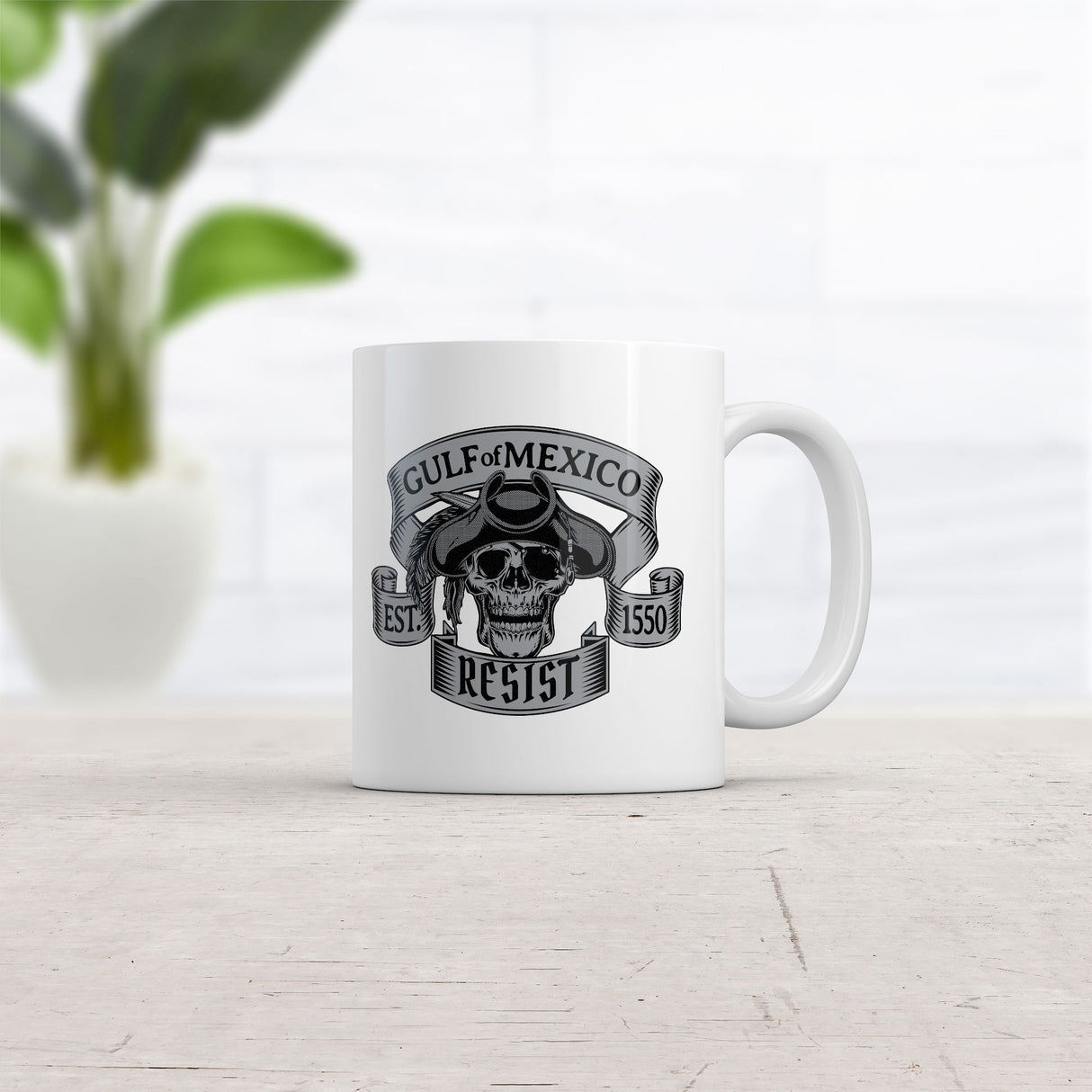 Gulf Of Mexico Resist Mug Funny Sarcastic Political Graphic Novelty Coffee Cup-11oz