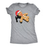 Womens Half-Eaten Gingerbread Tshirt Funny Christmas Cookies Tee