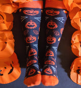 Youth Halloween Socks Funny Zombie Pumpkin Scary Footwear