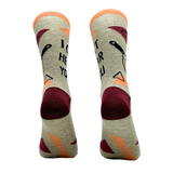 Men's I Cant Hear You Socks Funny Cut Halloween Pumpkin Joke Footwear