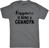 Happiness is Being a Grandpa Men's Tshirt