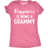 Womens Happiness Is Being a Grammy Funny T shirt Gift Grandmother for Grandma