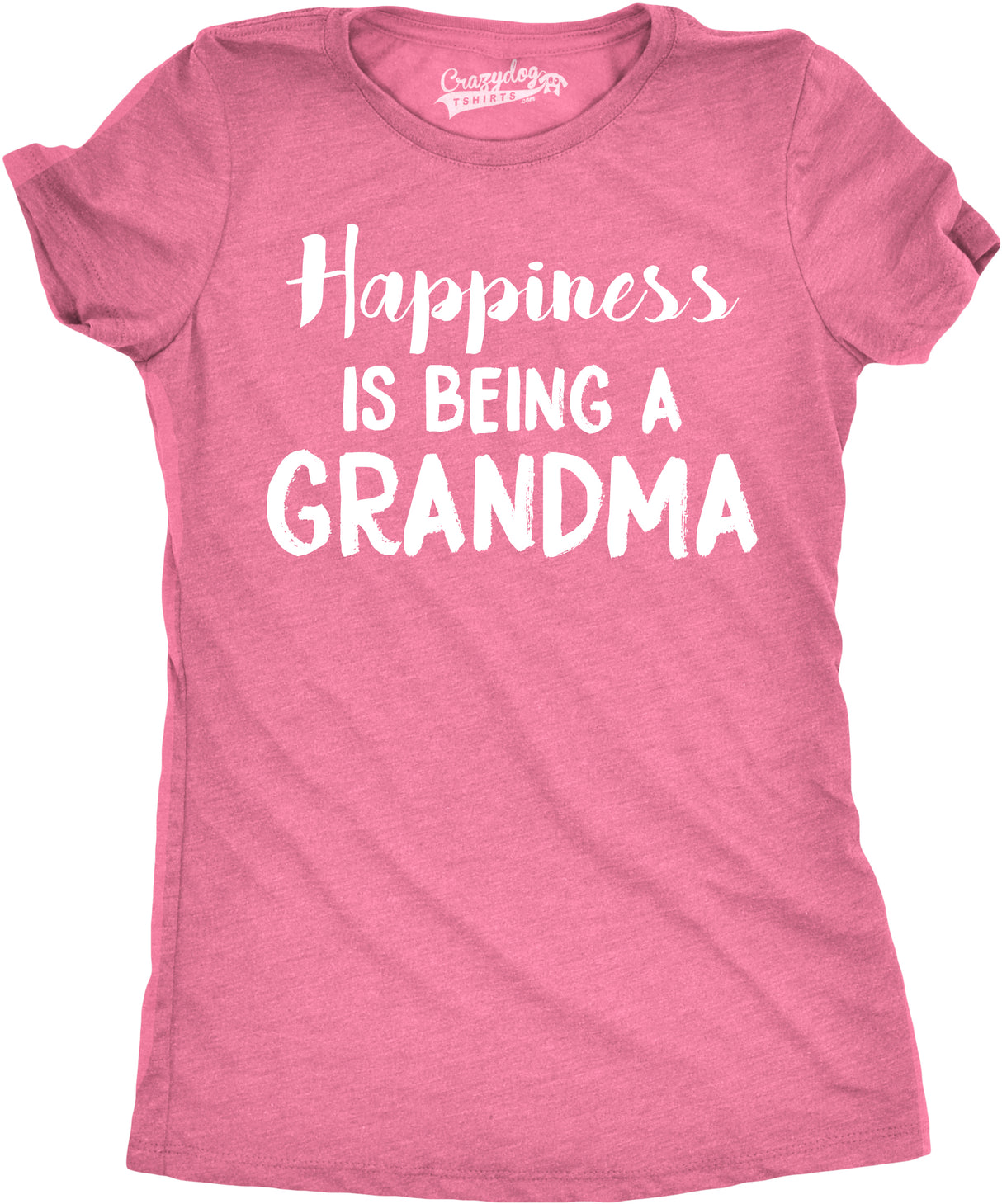 Womens Happiness Is Being a Grandma T shirt Funny Cute Nana Grandmother Gift