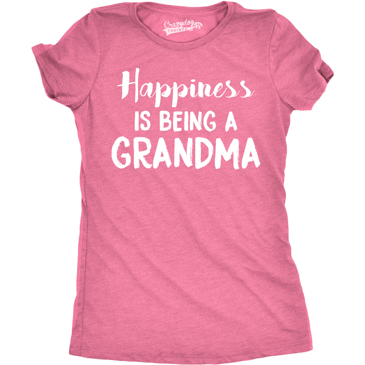 Womens Happiness Is Being a Grandma T shirt Funny Cute Nana Grandmother Gift