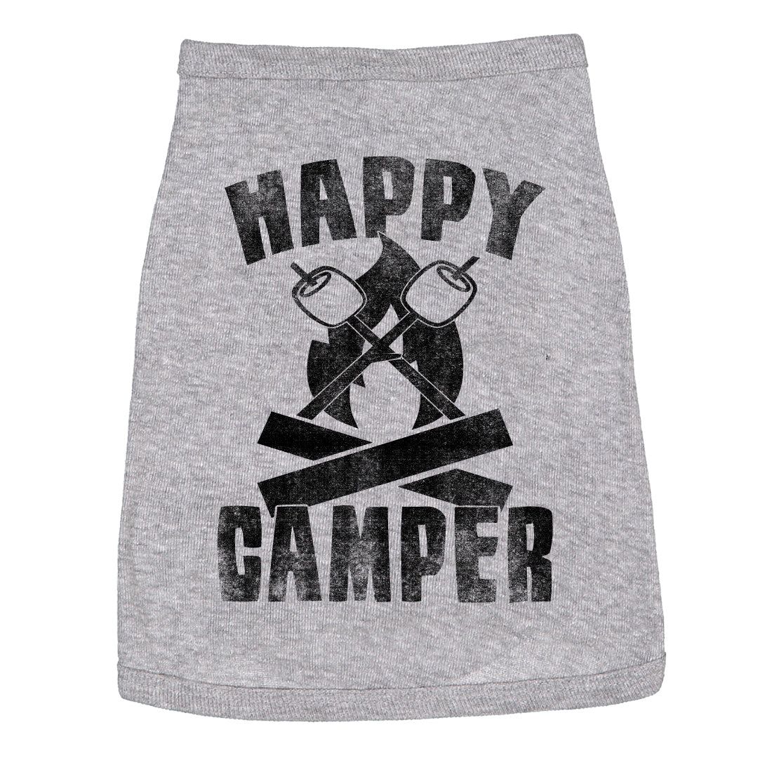 Dog Shirt Happy Camper Cute Outdoor Clothes For Family Pet