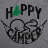 Maternity Happy Camper Tshirt Cute Pregnancy Cool Outdoors Baby Bump Tee