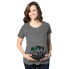 Maternity Happy Camper Tshirt Cute Pregnancy Cool Outdoors Baby Bump Tee