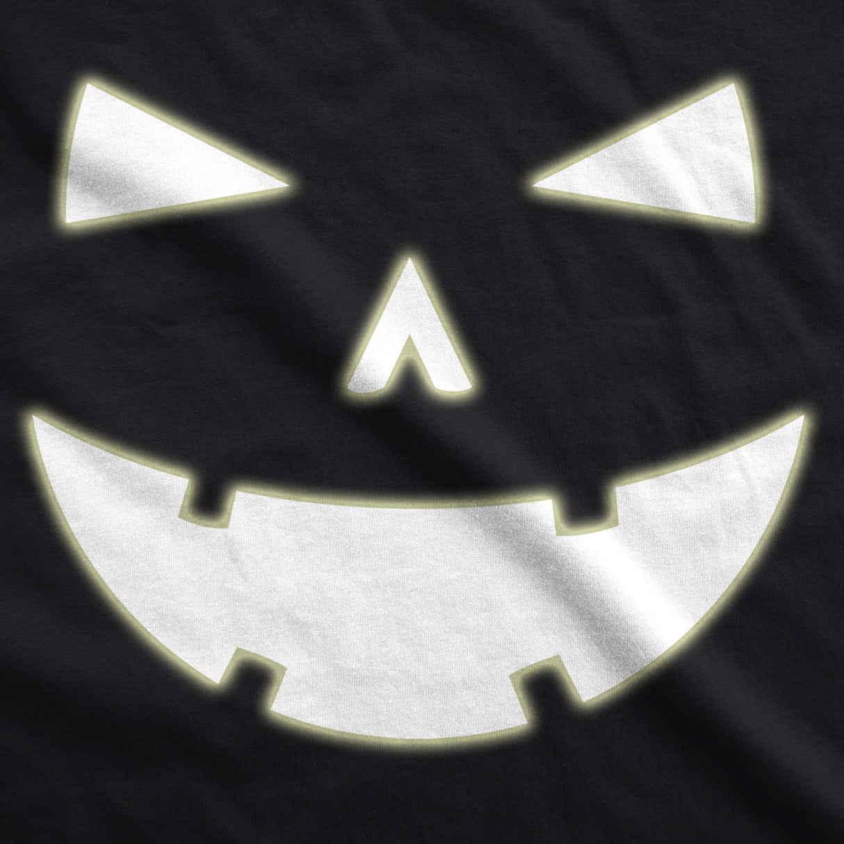 Happy Tooth Glowing Pumpkin Face Men's Tshirt