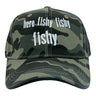 Here Fishy Fishy Fishy Hat Funny Outdoor Fishing Lovers Cap