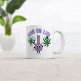 High On Life Mug 420 Smokers Graphic Coffee Cup-11oz