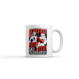 Holy Holiday Slugfest Mug Funny Sarcastic Christmas Boxing Match Graphic Novelty Coffee Cup-11oz