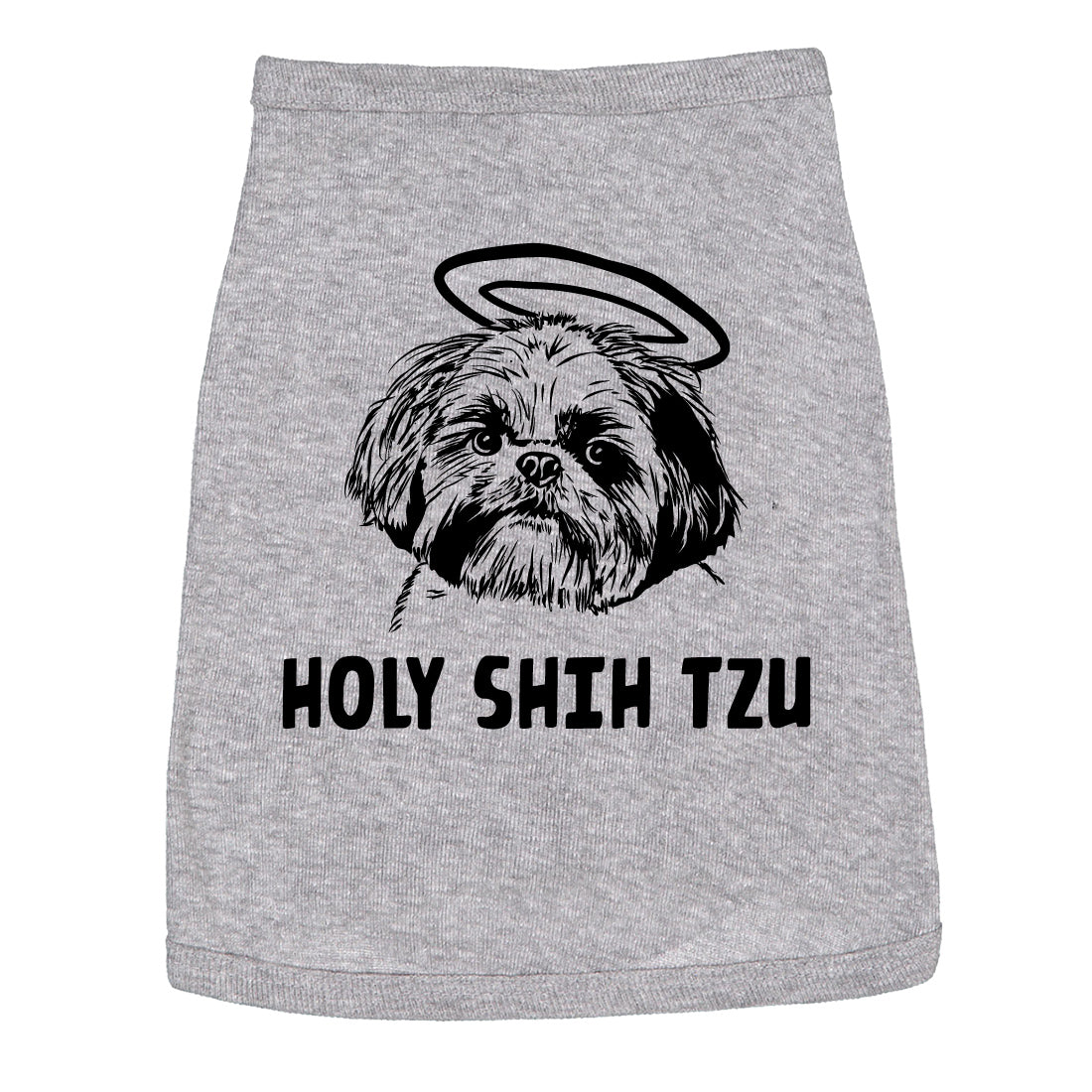 Dog Shirt Holy Shih Tzu Funny Clothes For Small Puppy