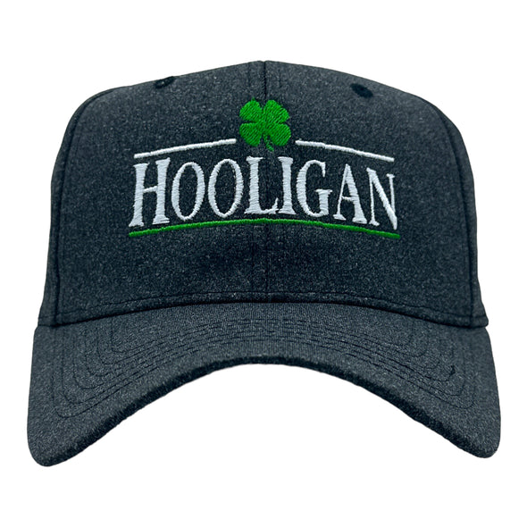 Irish Clover Hooligan Hat Funny Saint Patricks Day Lucky Irish Cap
