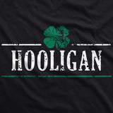 Womens Irish Clover Hooligan Funny St Pattys Patricks Day Cute Drinking T Shirt