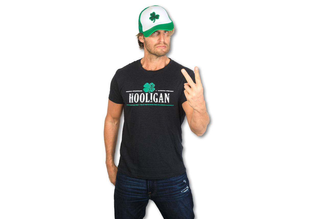 Hooligan Shamrock Men's Tshirt