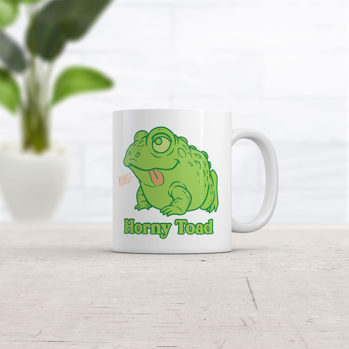 Horny Toad Mug Funny Sarcastic Graphic Novelty Adult Coffee Cup-11oz