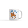 Horses Get Farted On More Than Any Animal Mug Funny Sarcastic Graphic Novelty Coffee Cup-11oz