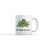 How High Are You Mug Funny Sarcastic 420 Graphic Novelty Coffee Cup-11oz