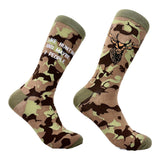 Men's I Like Hunting And Maybe 3 People Socks Funny Introverted Hunter Lovers Footwear