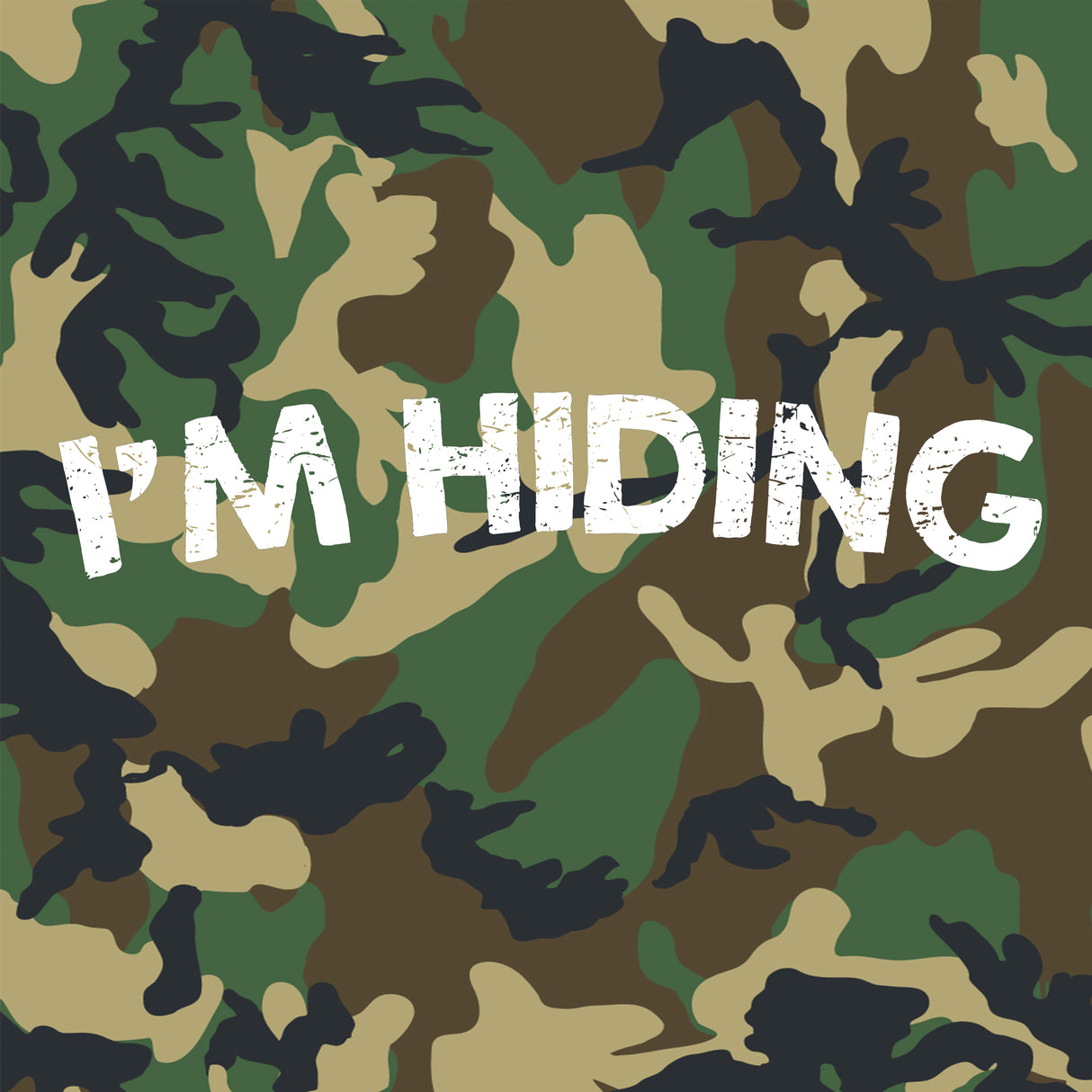 I'm Hiding Men's Tshirt