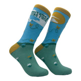 Women's I Dont Give A Flying Fuck Socks Funny Cute Rude Bird Butterfly Joke Footwear