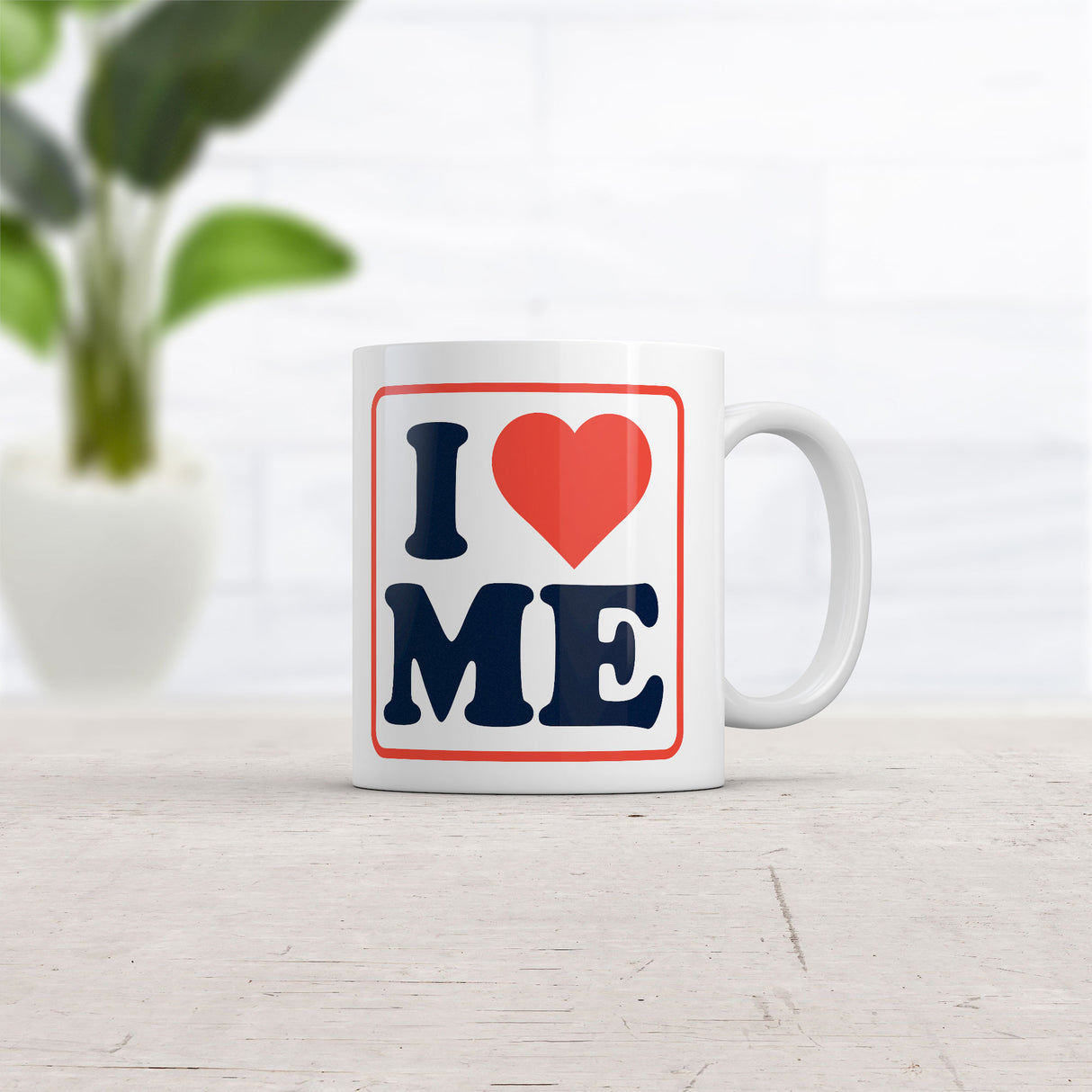 I Heart Me Mug Funny Sarcastic Graphic Novelty Coffee Cup-11oz
