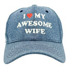 I Love My Awesome Wife Hat Funny Cute Married Valentines Day Cap