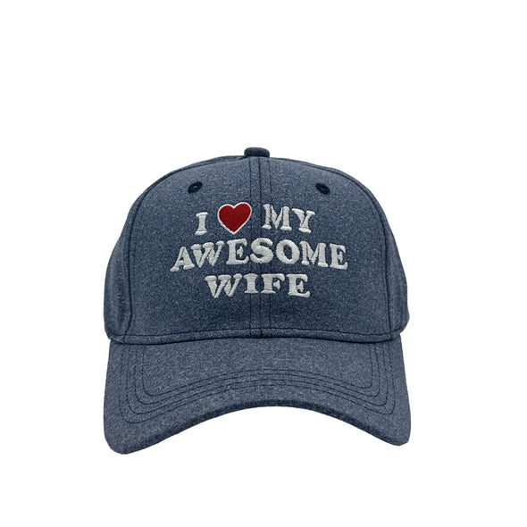 I Love My Awesome Wife Hat Funny Cute Married Valentines Day Cap