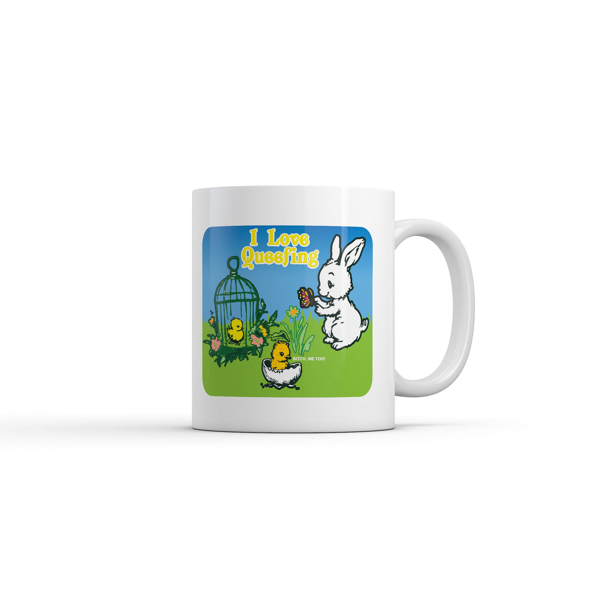 I Love Queefing Mug Funny Sarcastic Cute Graphic Novelty Adult Joke Coffee Cup-11oz