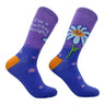 Women's Im A Fucking Delight Socks Funny Offensive Cute Flower Joke Footwear