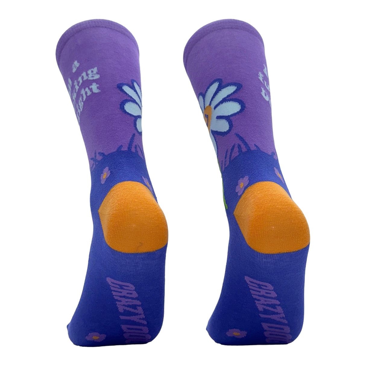 Women's Im A Fucking Delight Socks Funny Offensive Cute Flower Joke Footwear