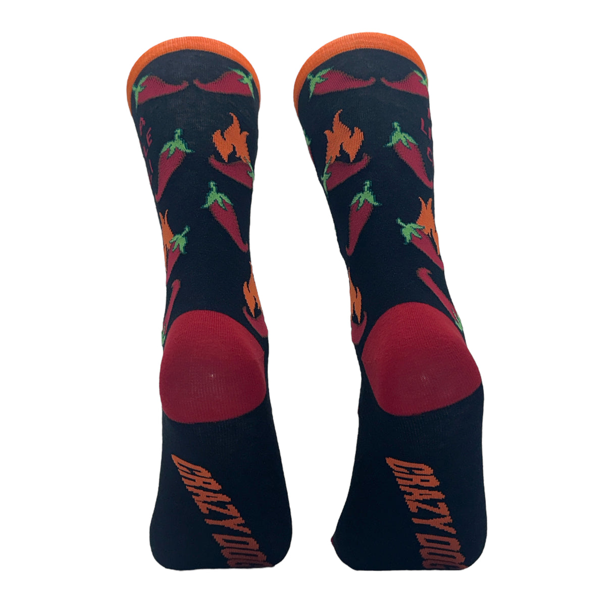 Women's Im A Little Chili Socks Funny Spicy Hot Peppers Joke Footwear