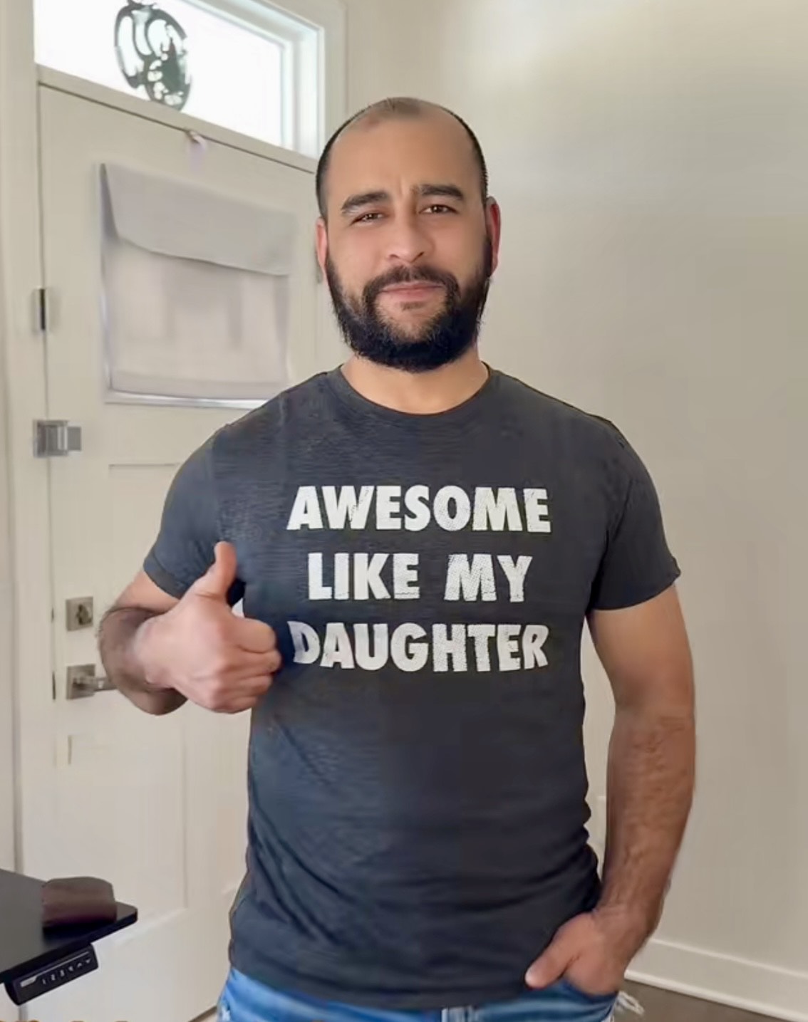 Awesome Like My Daughter Men's Tshirt