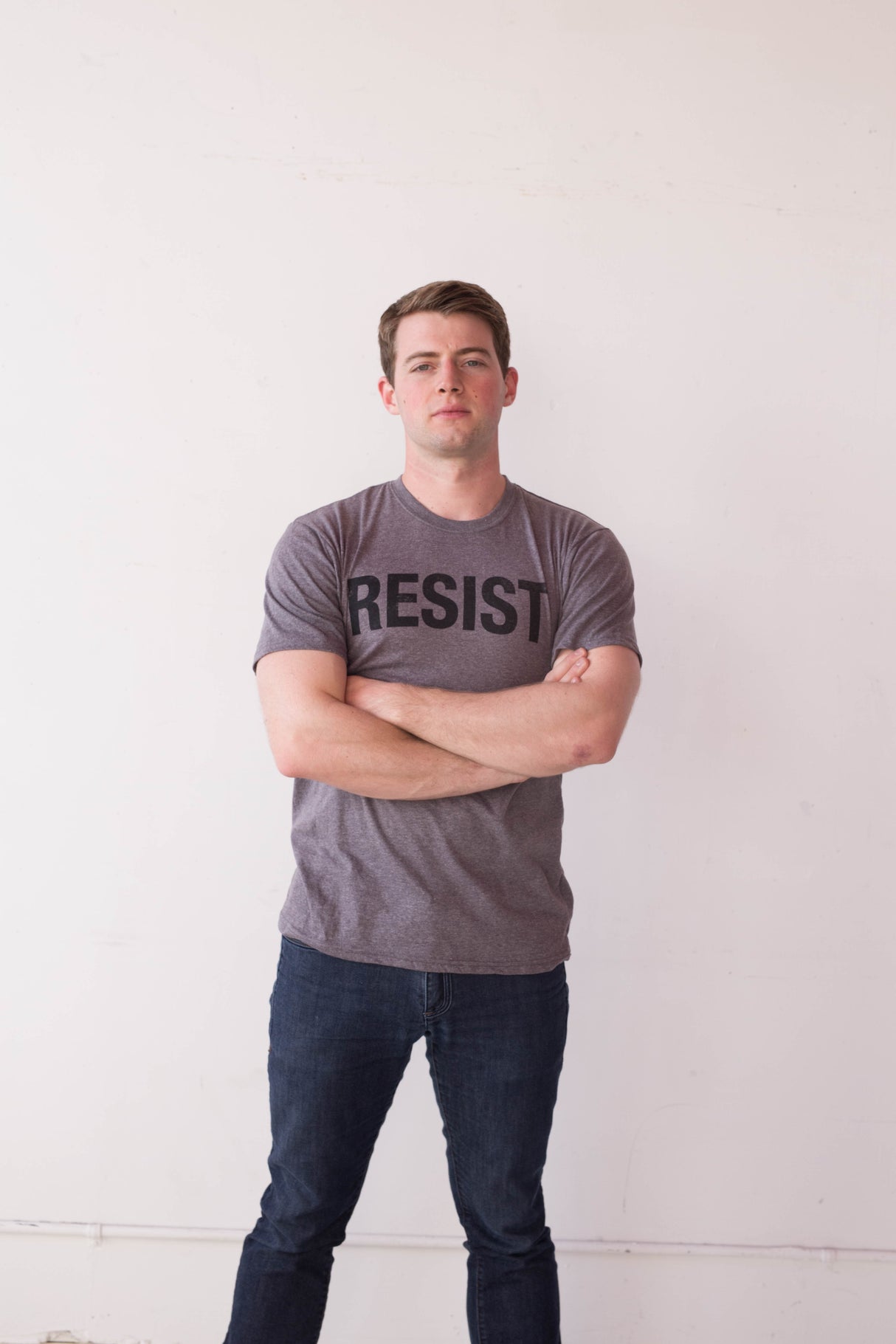 Mens Resist T Shirts Political Anti Authority Protest Tees Rebel Rally March Shirts