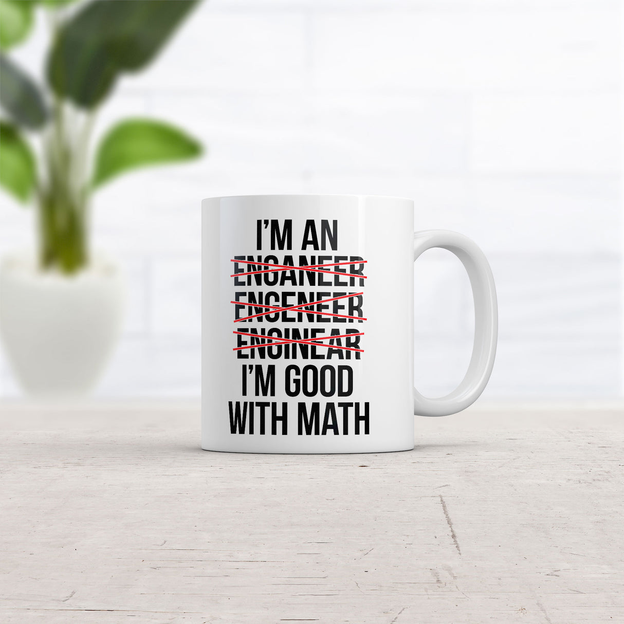 Im Good With Math Mug Funny Sarcastic Graphic Novelty Coffee Cup-11oz