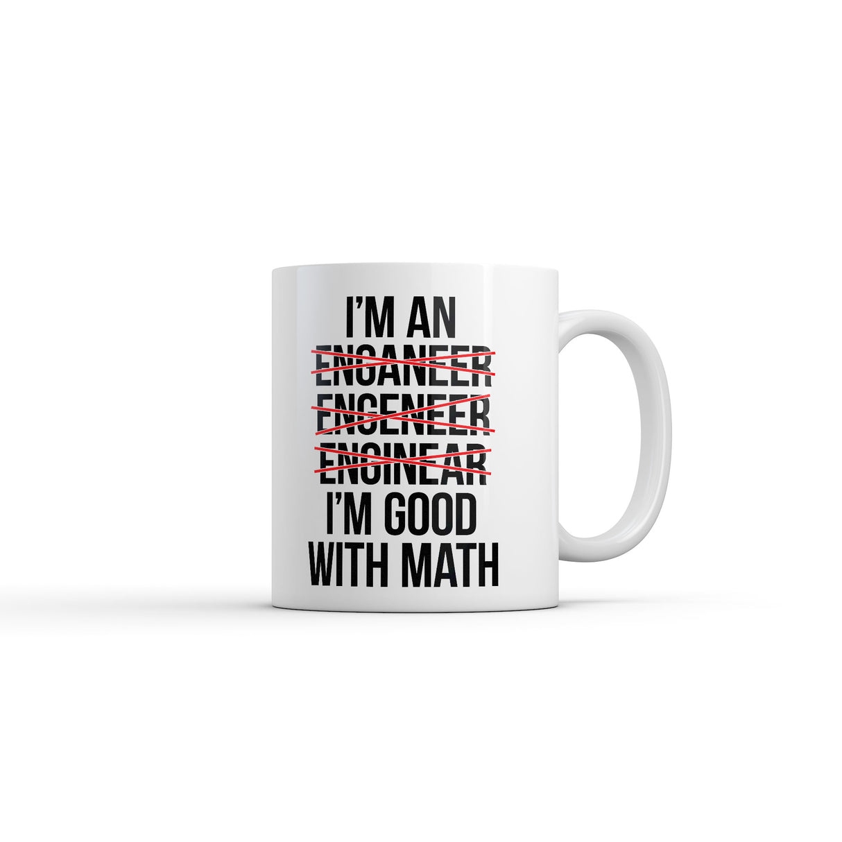 Im Good With Math Mug Funny Sarcastic Graphic Novelty Coffee Cup-11oz