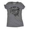 Womens Funny T Shirts Im Not The Maid Sarcastic Graphic Tee For Ladies