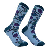 Women's Im Not Old Youre Old Socks Funny Grown Up Floral Pattern Joke Footwear