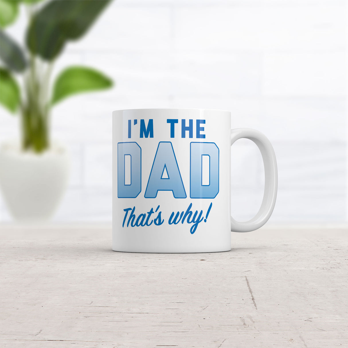 Im The Dad Thats Why Mug Funny Fathers Day Novelty Coffee Cup-11oz