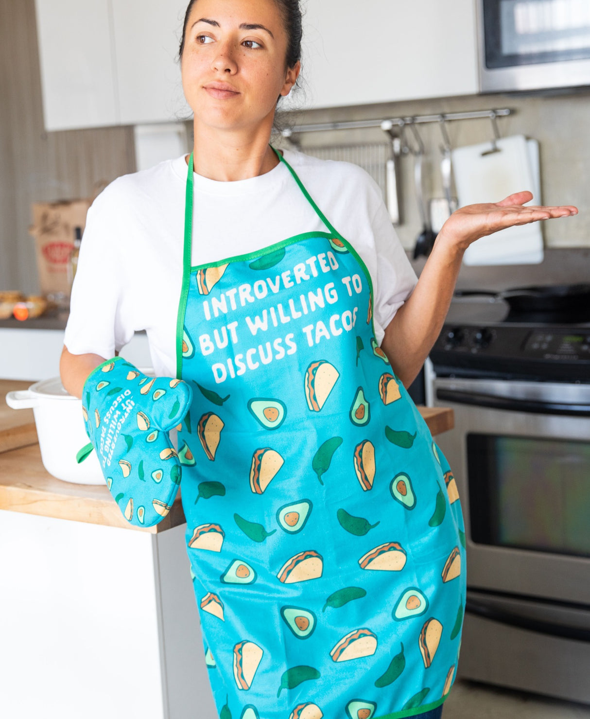 Always Use Protection Cookout Apron Funny Sarcastic Sexual Innuendo Kitchen Smock