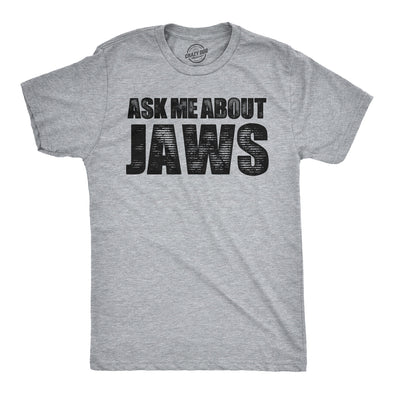 Toddler Ask Me About Jaws Tshirt Funny Shark Movie Flip Up Tee For Kids