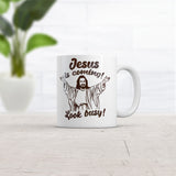 Jesus Is Coming Look Busy Mug Funny Sarcastic Religious Graphic Novelty Coffee Cup-11oz