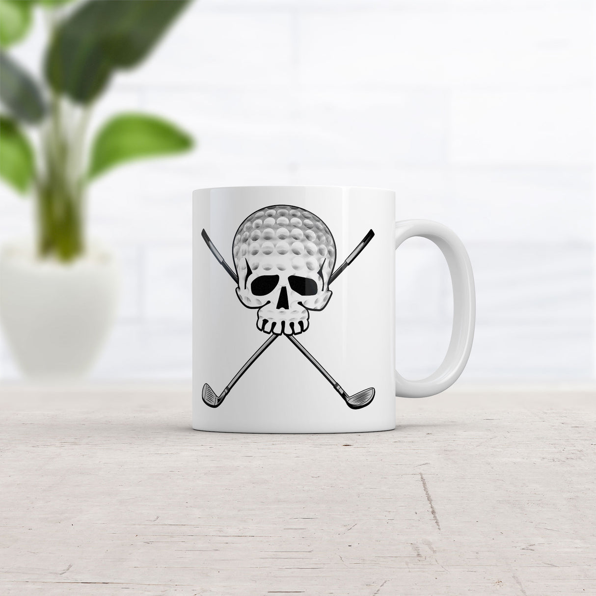 Golf Jolly Roger Mug Funny Golfing Graphic Novelty Coffee Cup-11oz