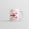 Just A Lil Cray Cray Mug Funny Sarcastic Crayfish Graphic Novelty Coffee Cup-11oz