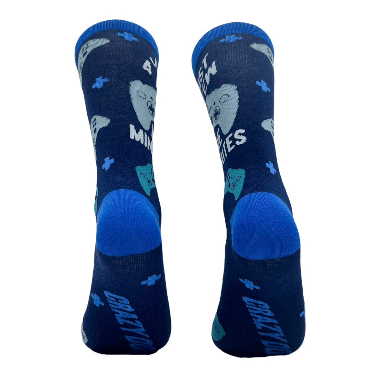 Funny Mens Video Game Socks Hilarious Gaming Footwear for Retro or Modern Gamer