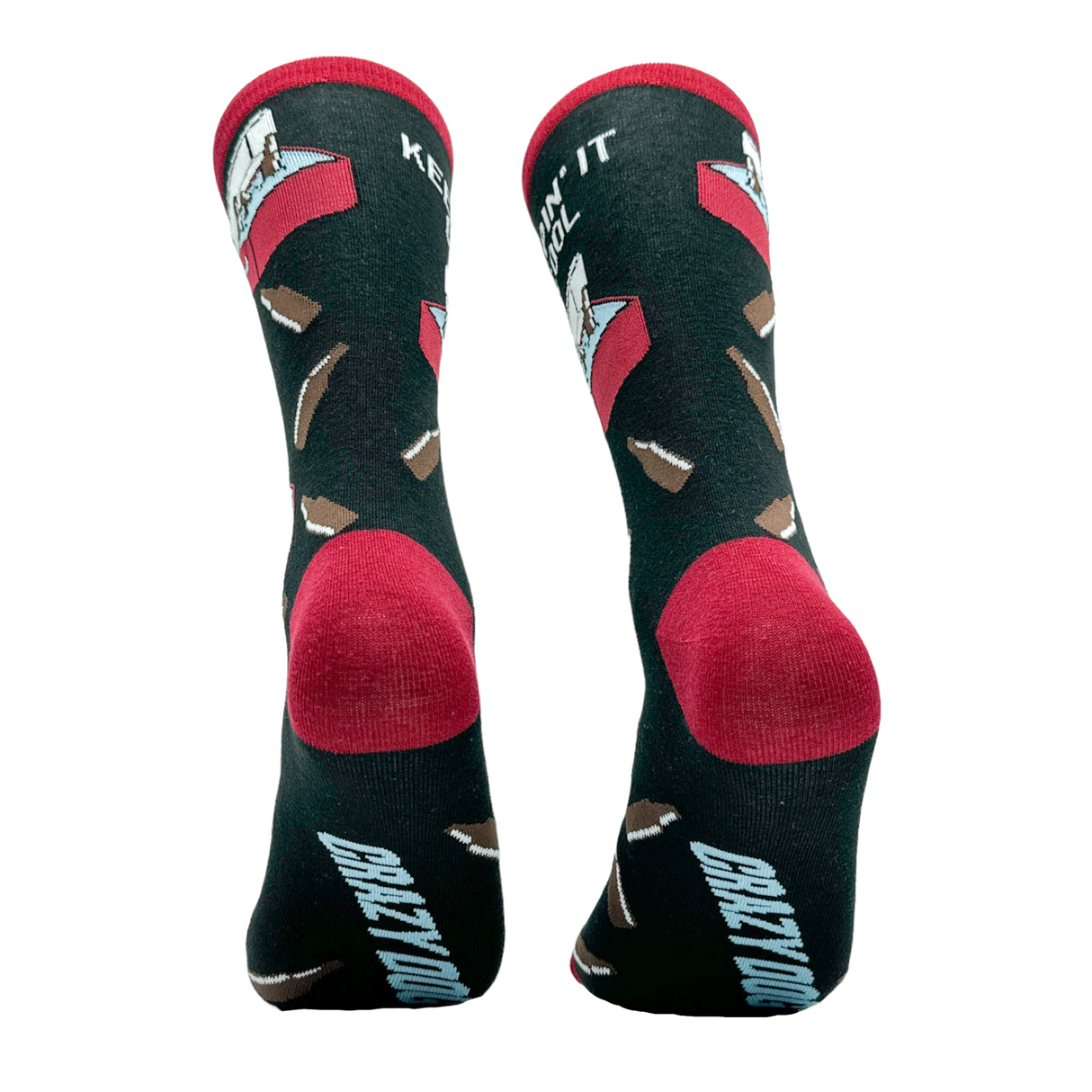 Men's Keepin It Cool Socks Funny Cold Beer Drinking Lovers Footwear