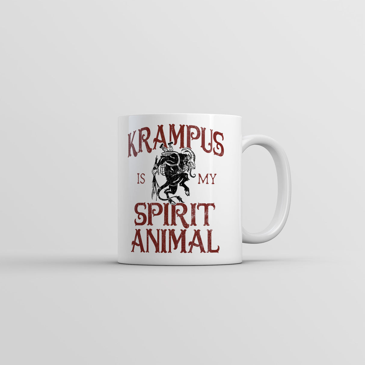 Krampus Is My Spirit Animal Mug Funny Novelty Christmas Coffee Cup-11oz