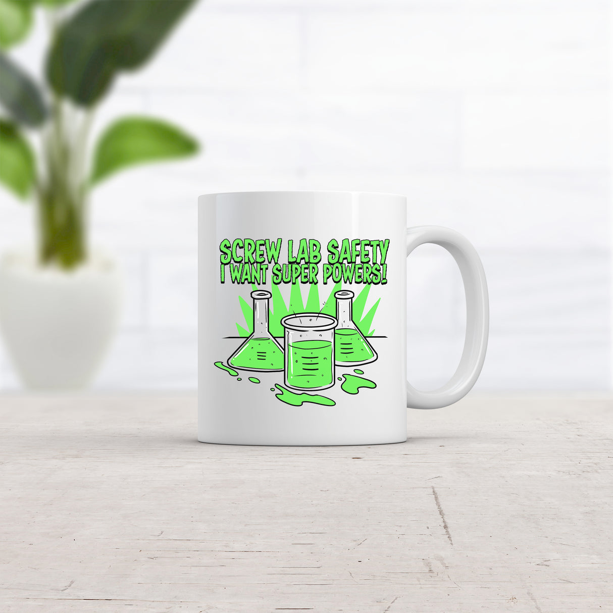 Screw Lab Safety Mug Funny Science Teacher Coffee Cup - 11oz